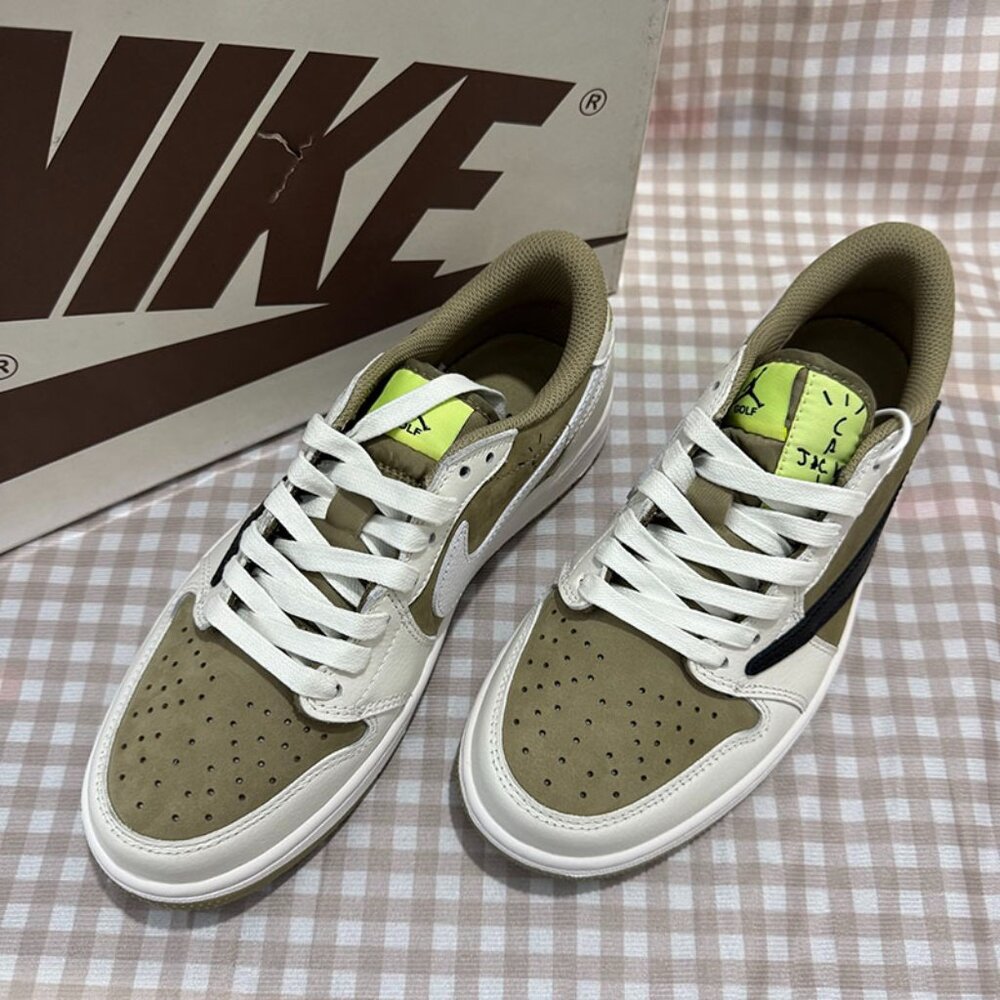 Nike Air Jordan 1 Low Golf Olive Aura